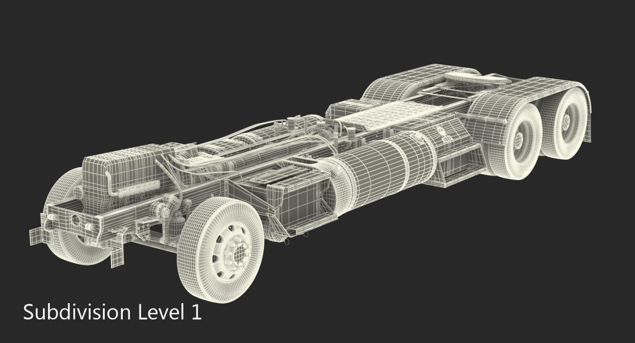 3D Truck Chassis model