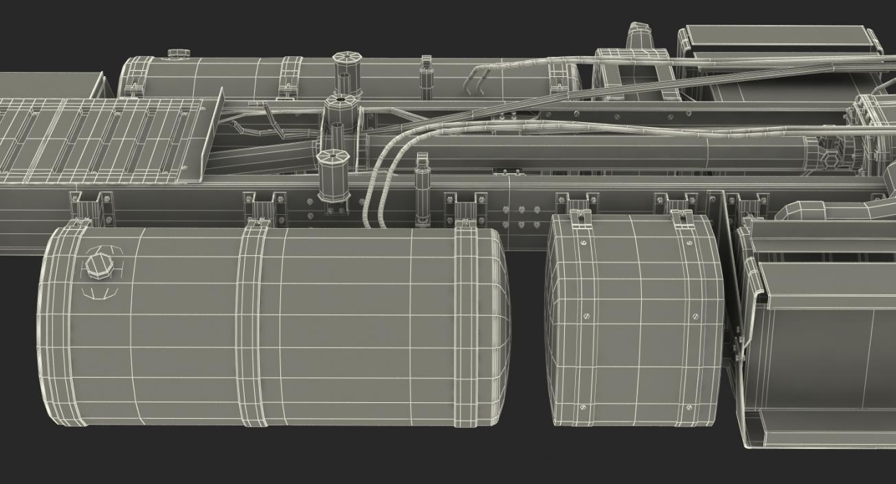 3D Truck Chassis model