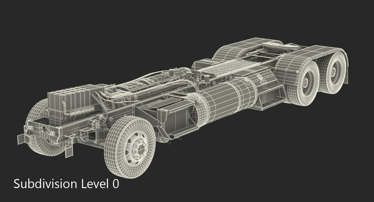 3D Truck Chassis model