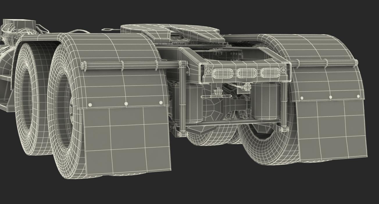 3D Truck Chassis model