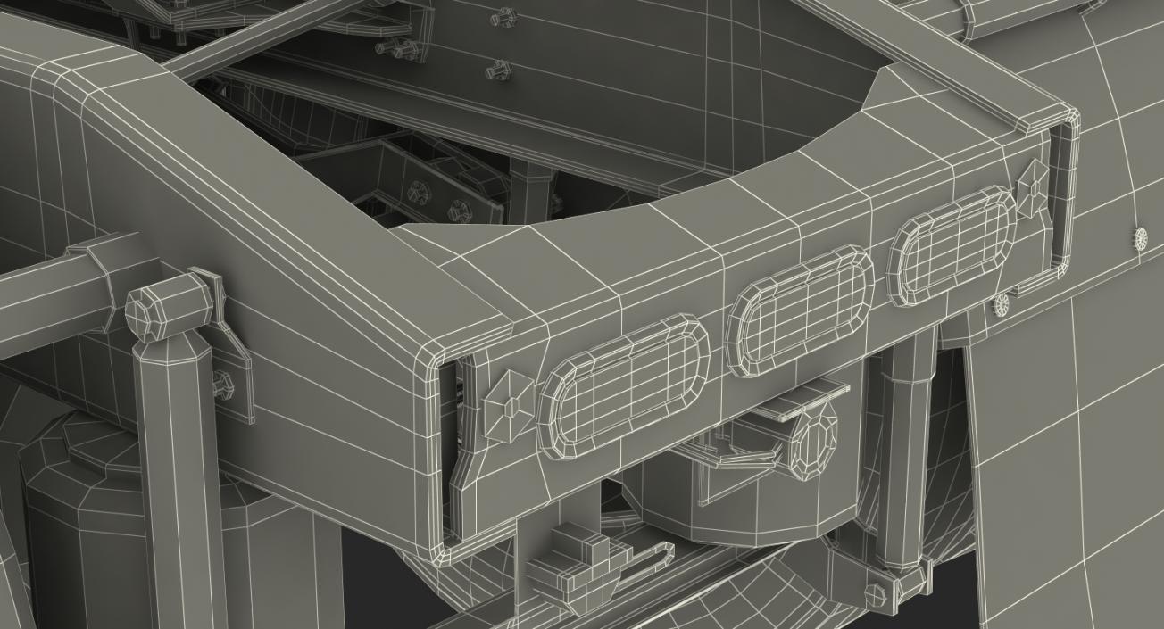 3D Truck Chassis model