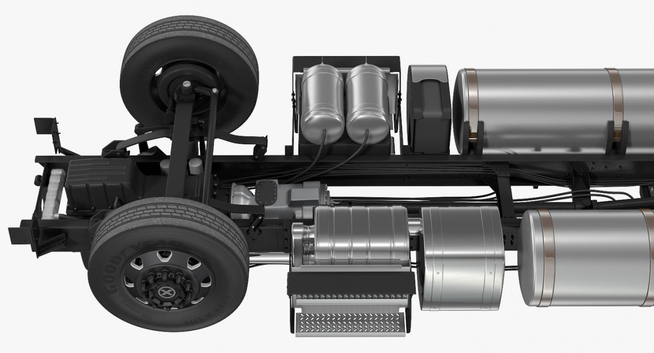 3D Truck Chassis model