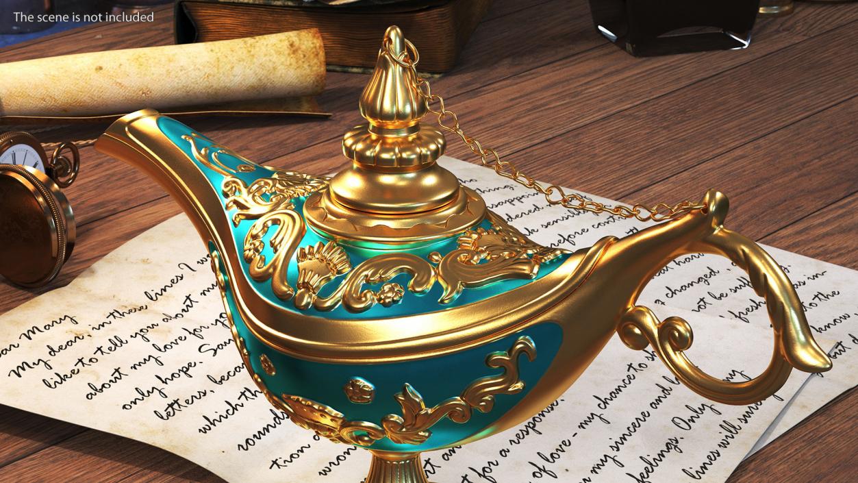 3D model Magic Lamp Blue