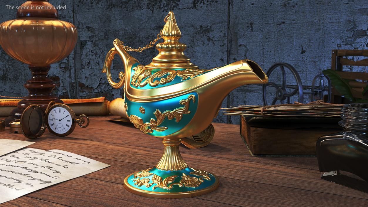 3D model Magic Lamp Blue