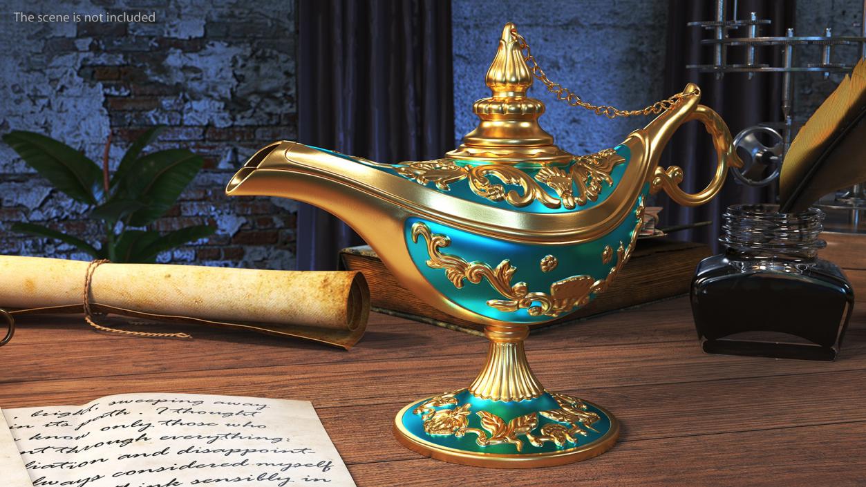 3D model Magic Lamp Blue