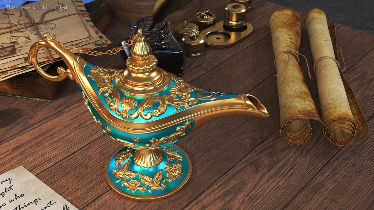 3D model Magic Lamp Blue