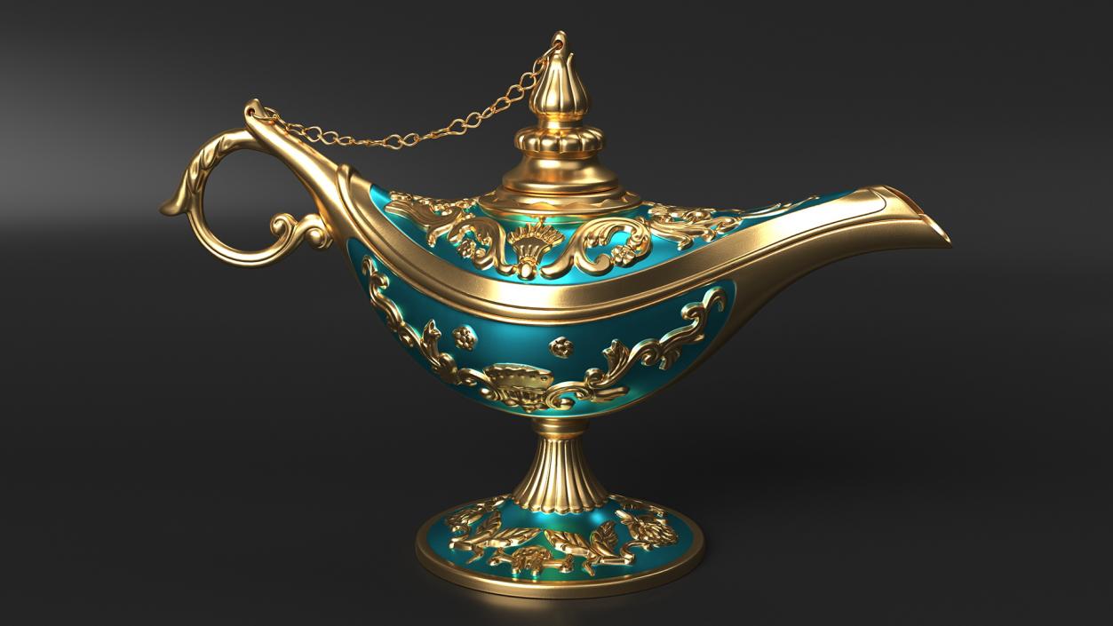 3D model Magic Lamp Blue