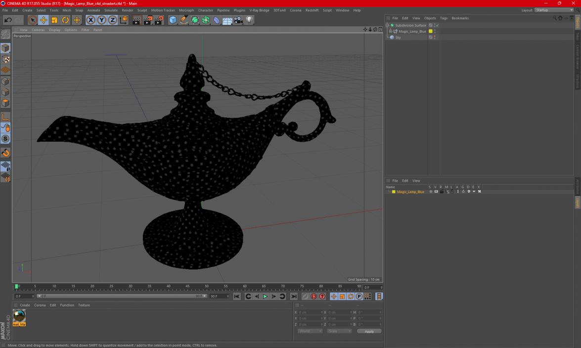 3D model Magic Lamp Blue