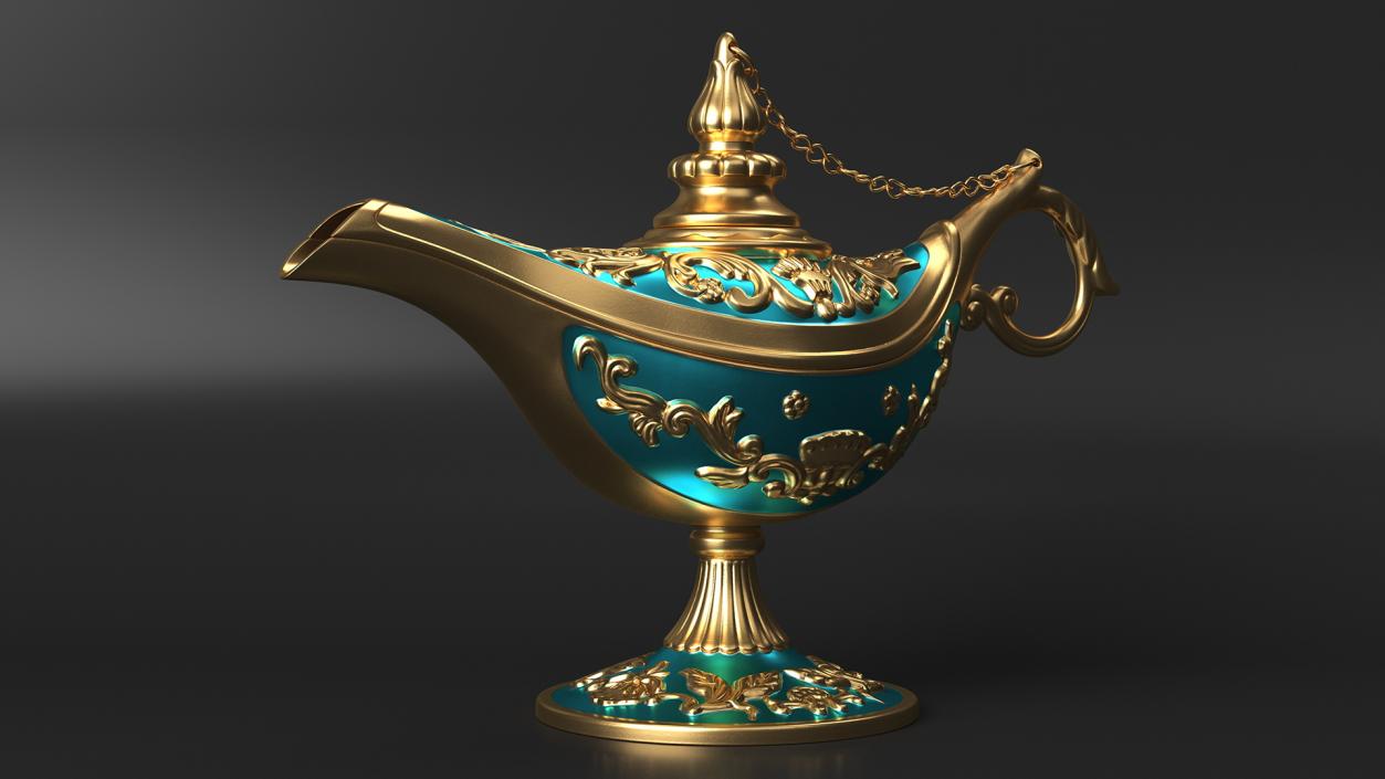 3D model Magic Lamp Blue