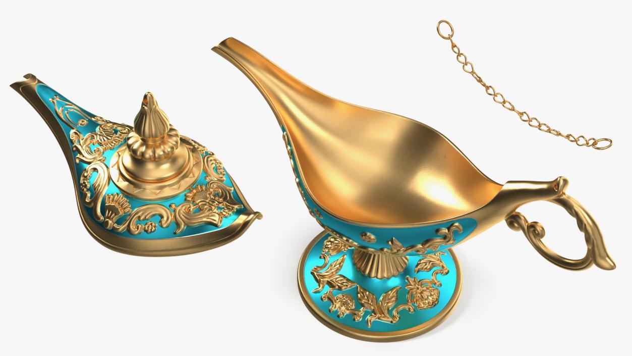 3D model Magic Lamp Blue