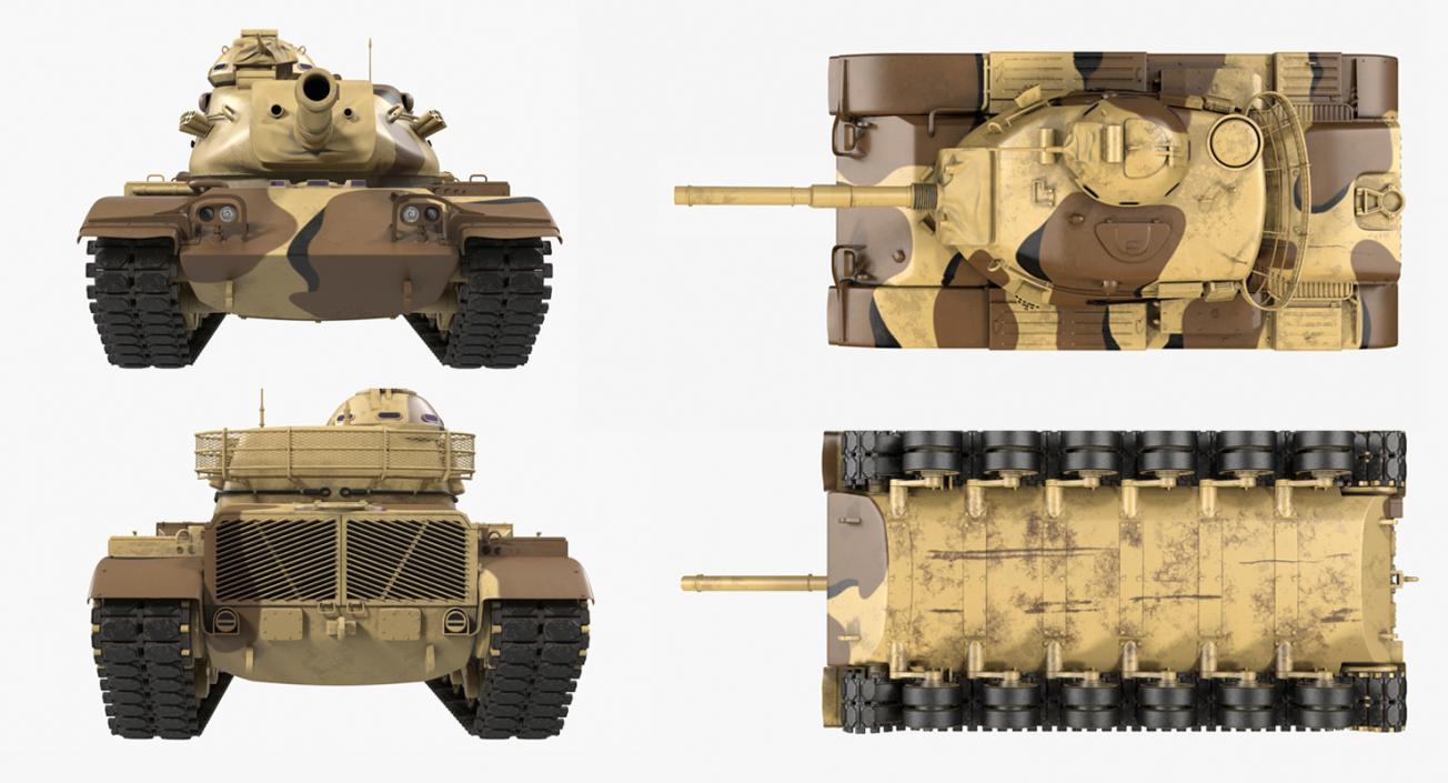 3D US Tanks Collection 3