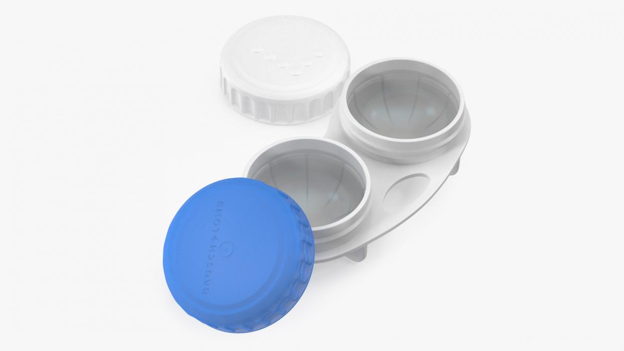 Bausch and Lomb Contact Lens and Case 3D