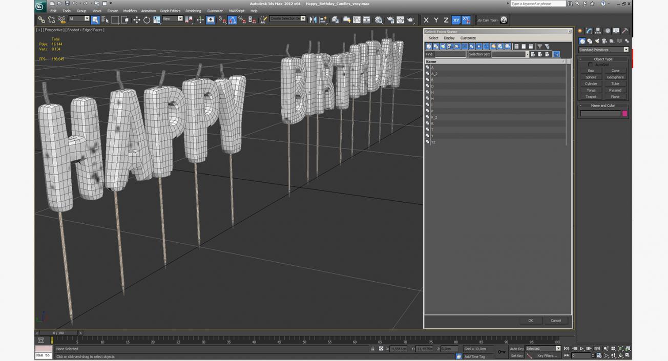 Happy Birthday Candles 3D