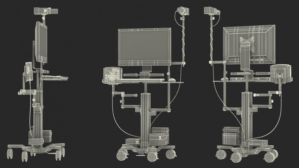 Electroencephalography EEG Equipment Collection 3D