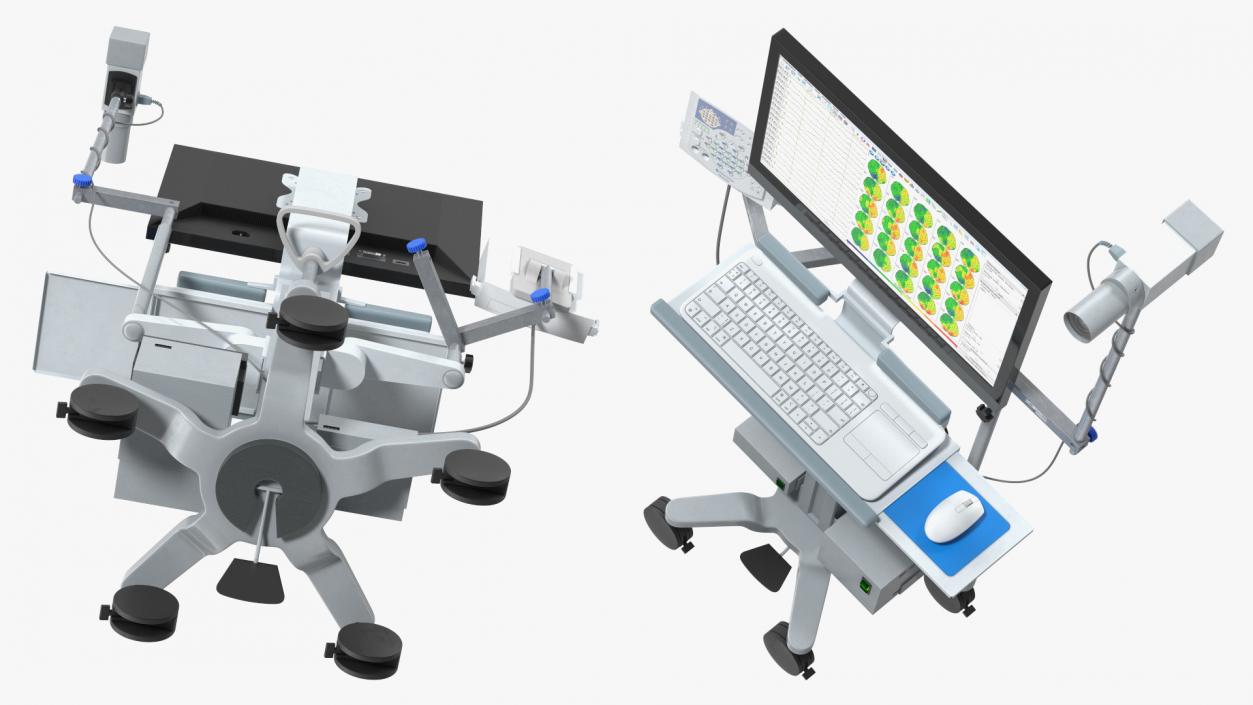 Electroencephalography EEG Equipment Collection 3D