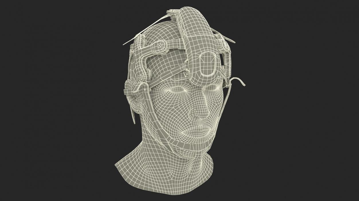 Electroencephalography EEG Equipment Collection 3D