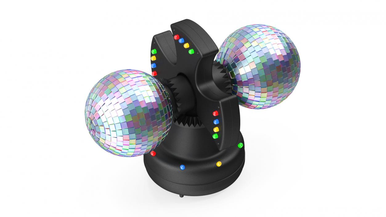 Twin Disco Mirror Ball Switched on 3D model