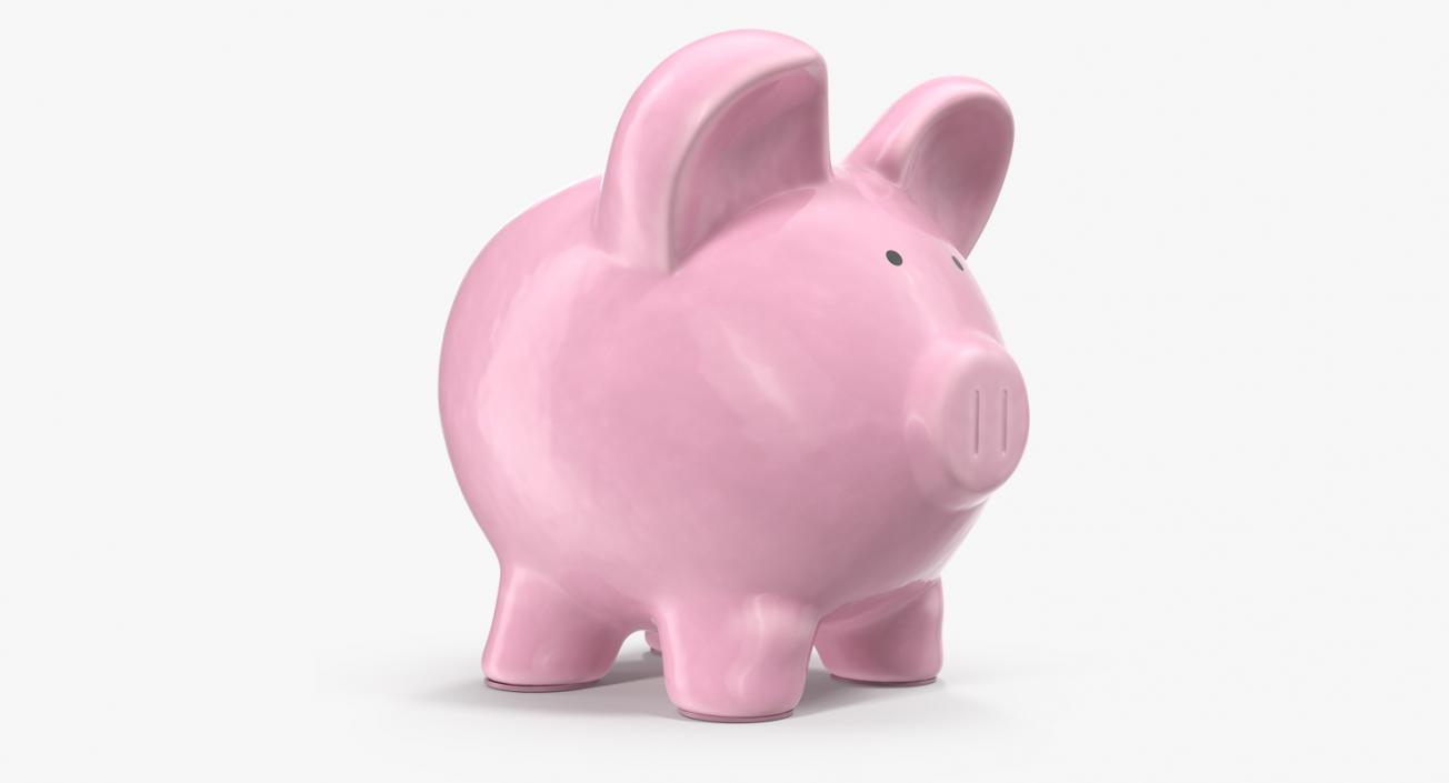 3D Ceramic Piggy Bank model