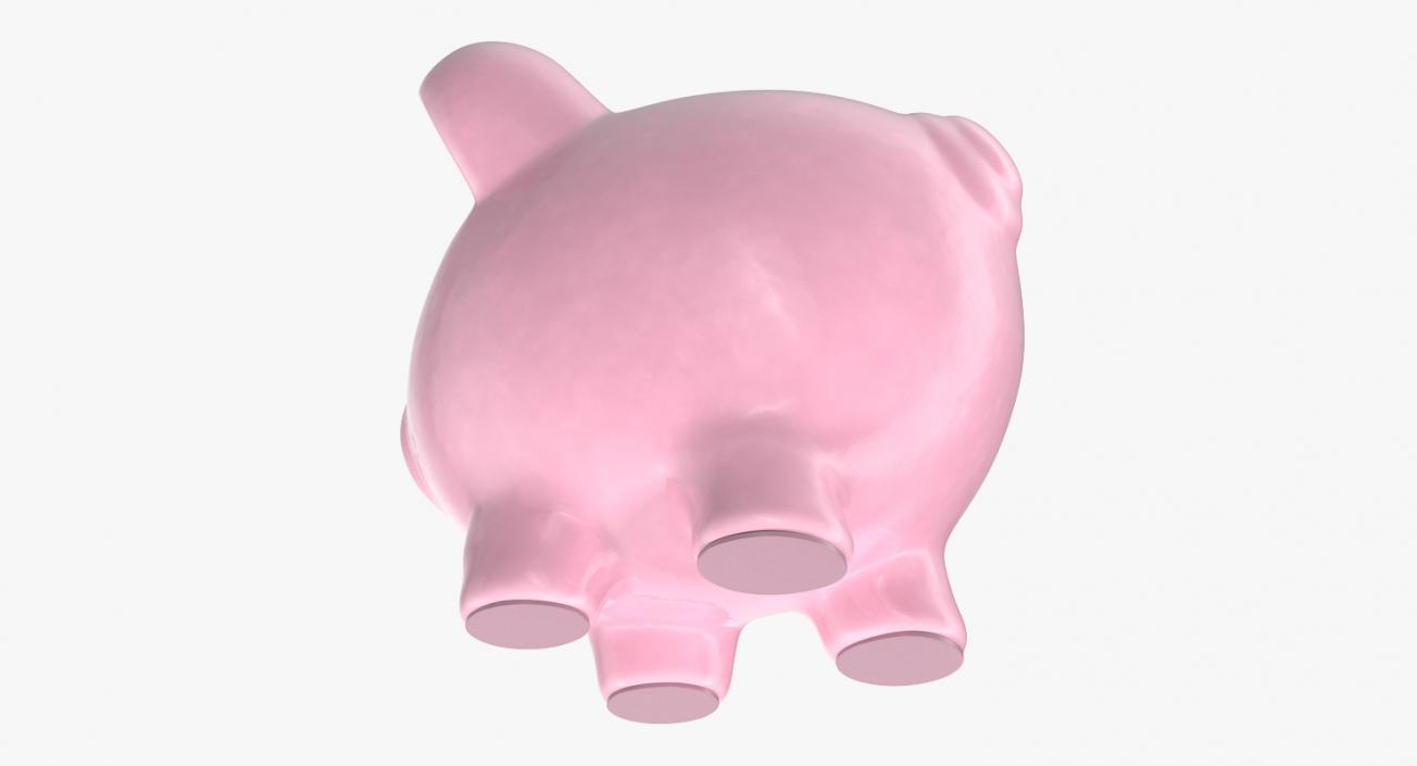 3D Ceramic Piggy Bank model