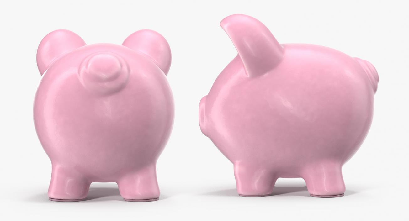 3D Ceramic Piggy Bank model