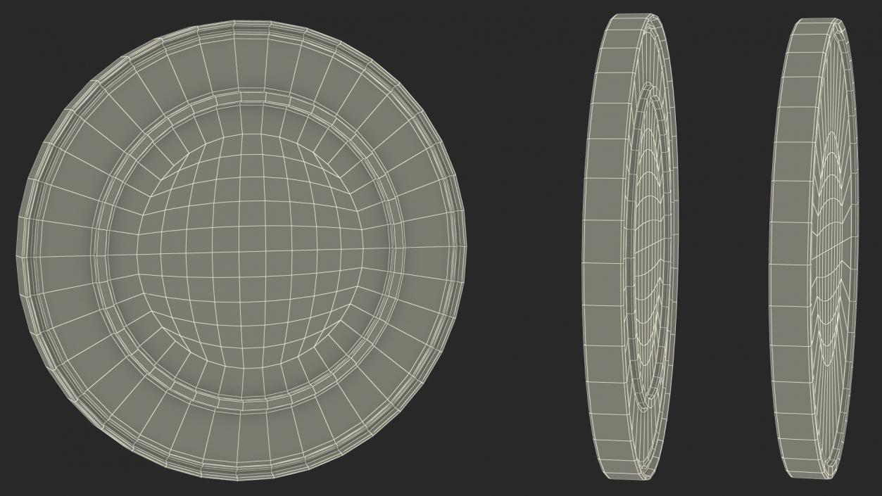 3D model Turkey Coin 25 Kurus