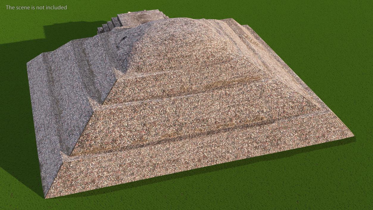 3D Teotihuacan Piramide de la Luna