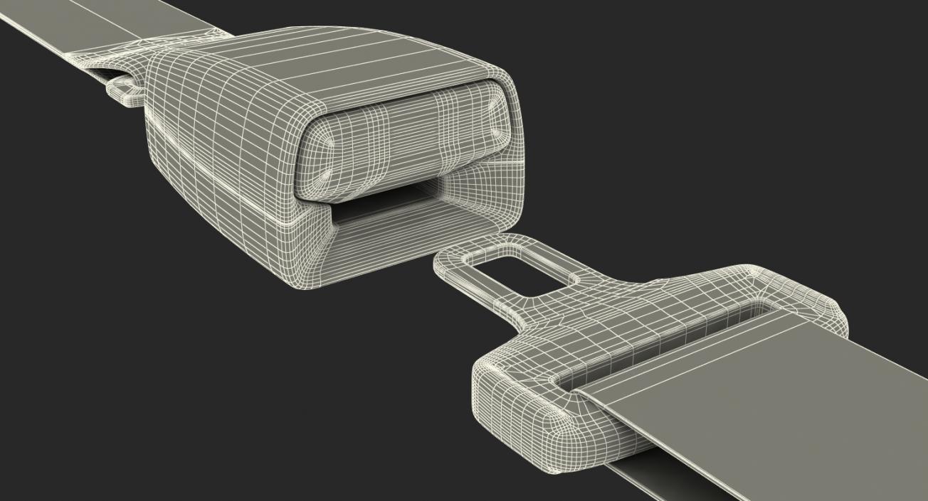 3D Car Seat Belt model