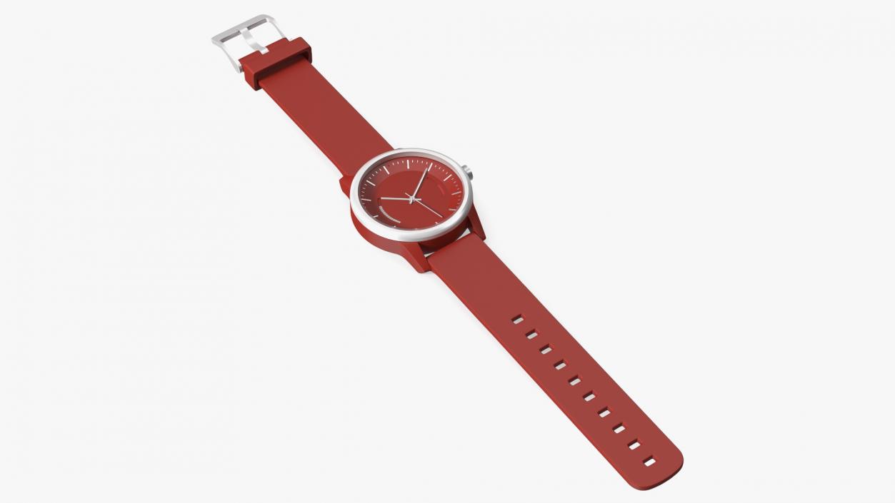 3D Sportive Watch with Unfastened Strap