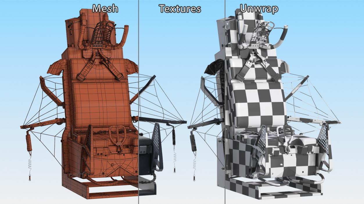 3D model Ejection Seat ACES 5