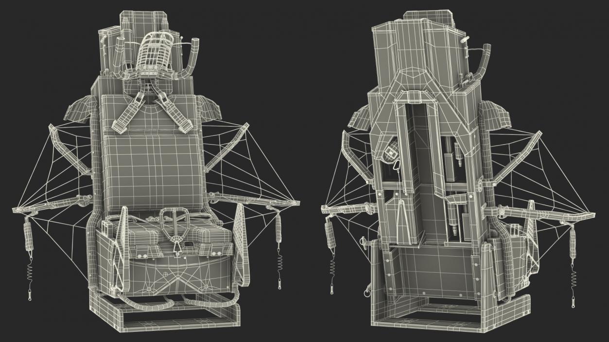 3D model Ejection Seat ACES 5