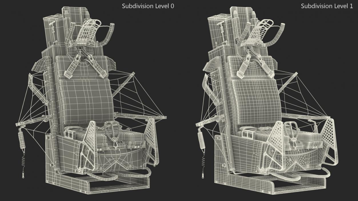 3D model Ejection Seat ACES 5