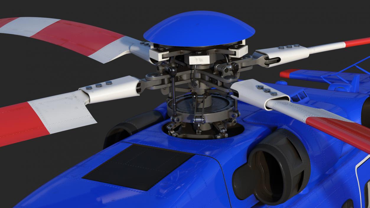 3D model Sikorsky S-92 Civil Helicopter