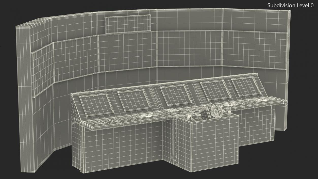 3D Ship Control System Simulator with Screen