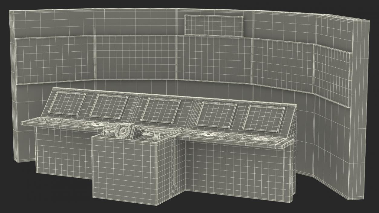 3D Ship Control System Simulator with Screen