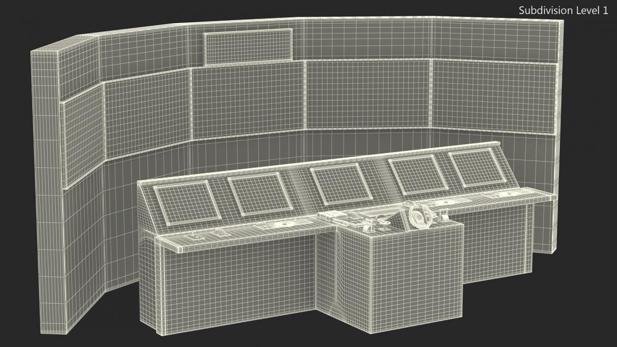 3D Ship Control System Simulator with Screen