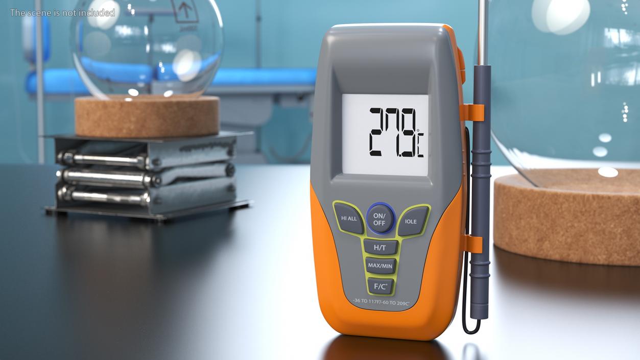 Digital Thermometer 3D model