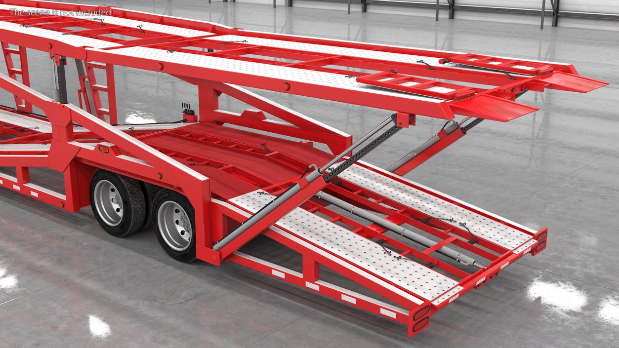 Marmon Truck with Sun Valley Car Carrier Rigged 3D