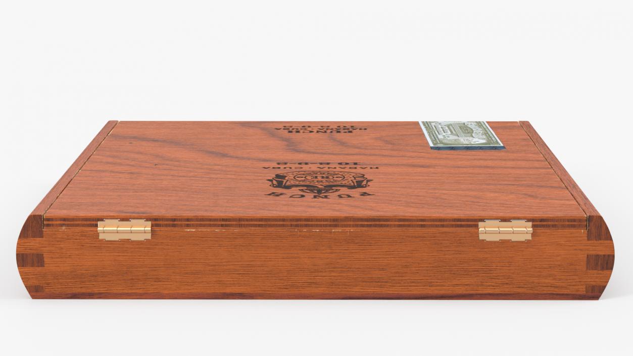 Box of Cuban Cigars Punch Double 2 3D model