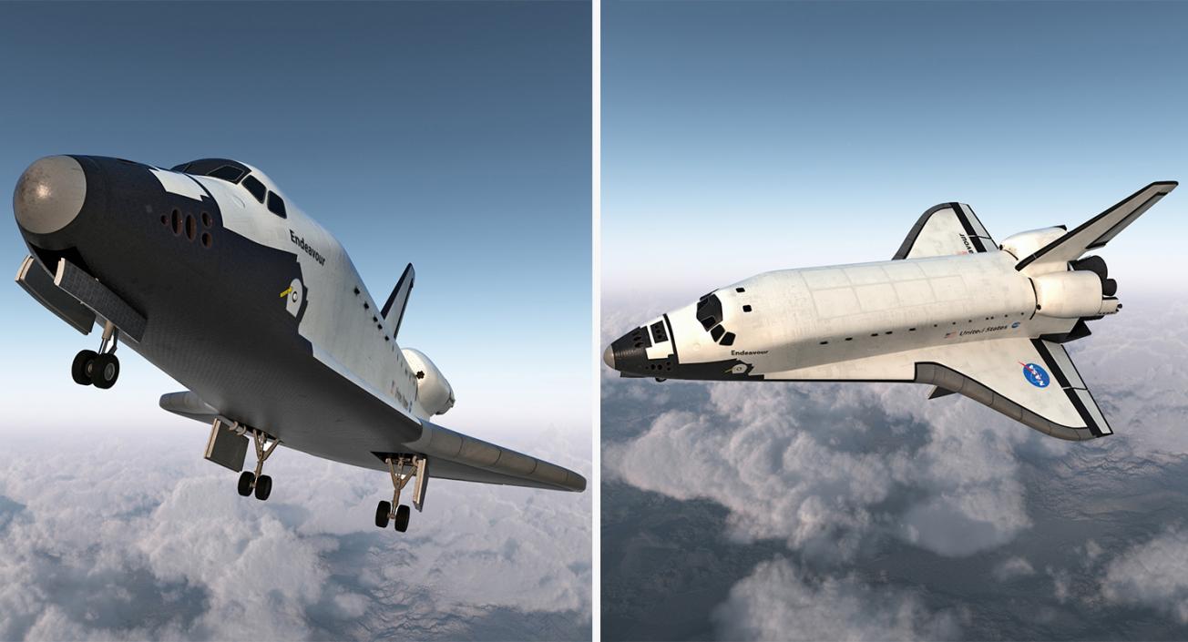 Space Shuttles Collection 4 3D