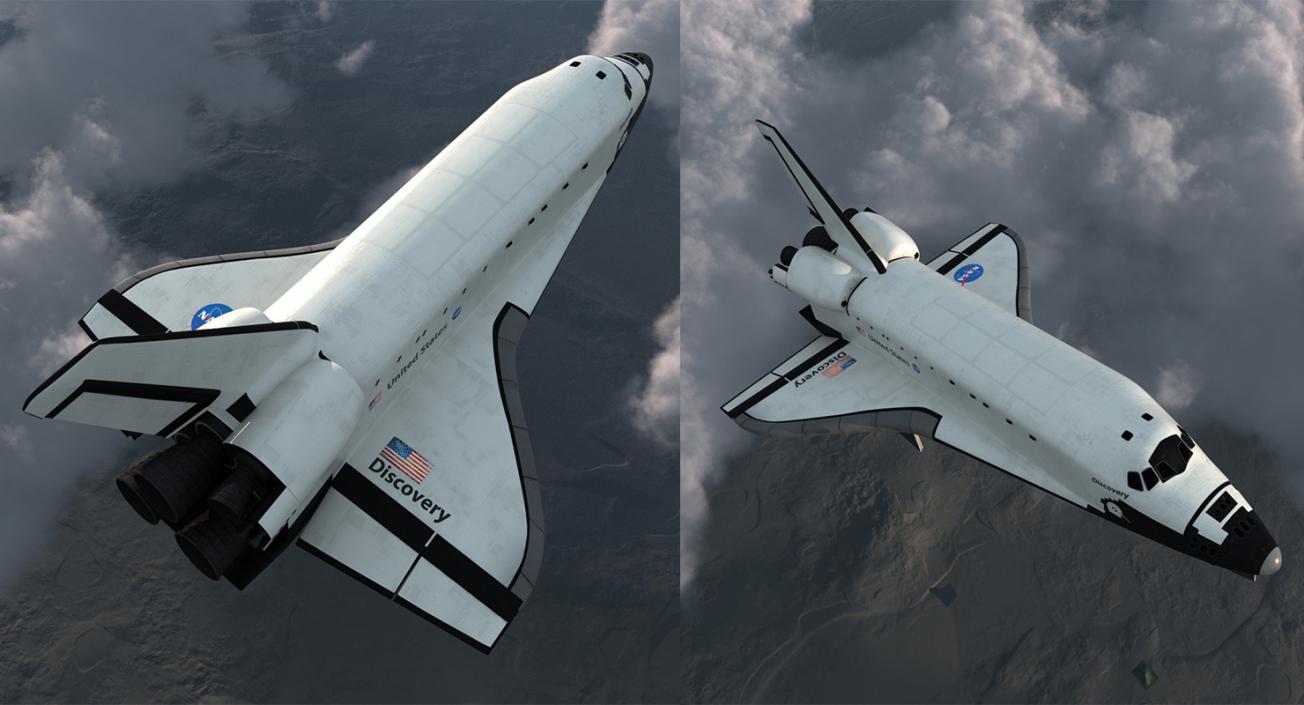 Space Shuttles Collection 4 3D