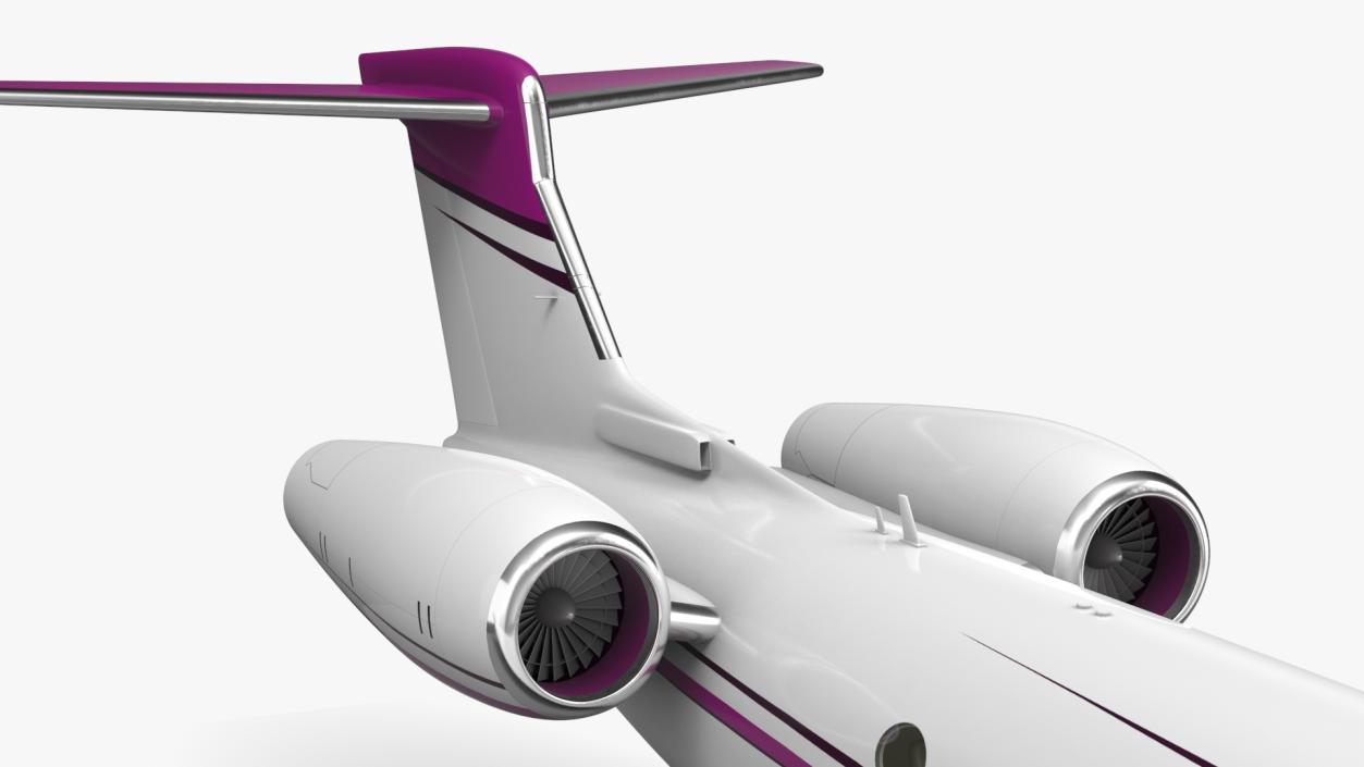 3D Large Business Jet model