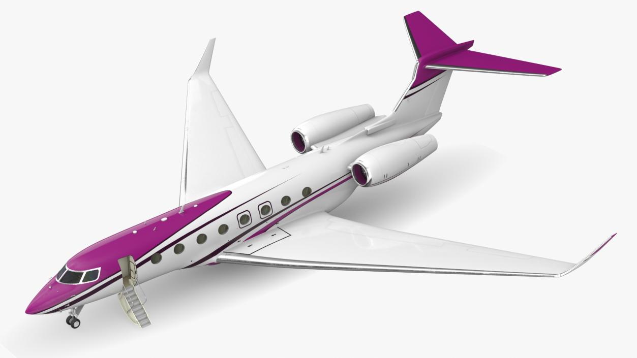 3D Large Business Jet model