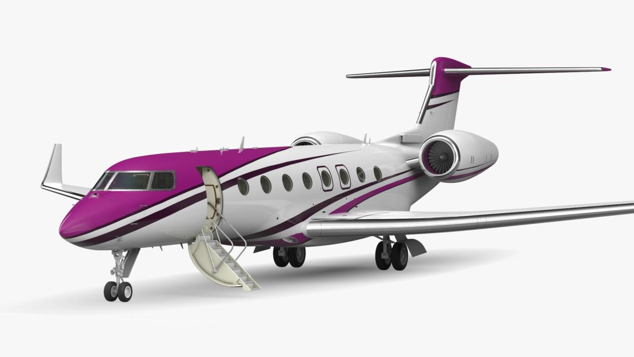 3D Large Business Jet model