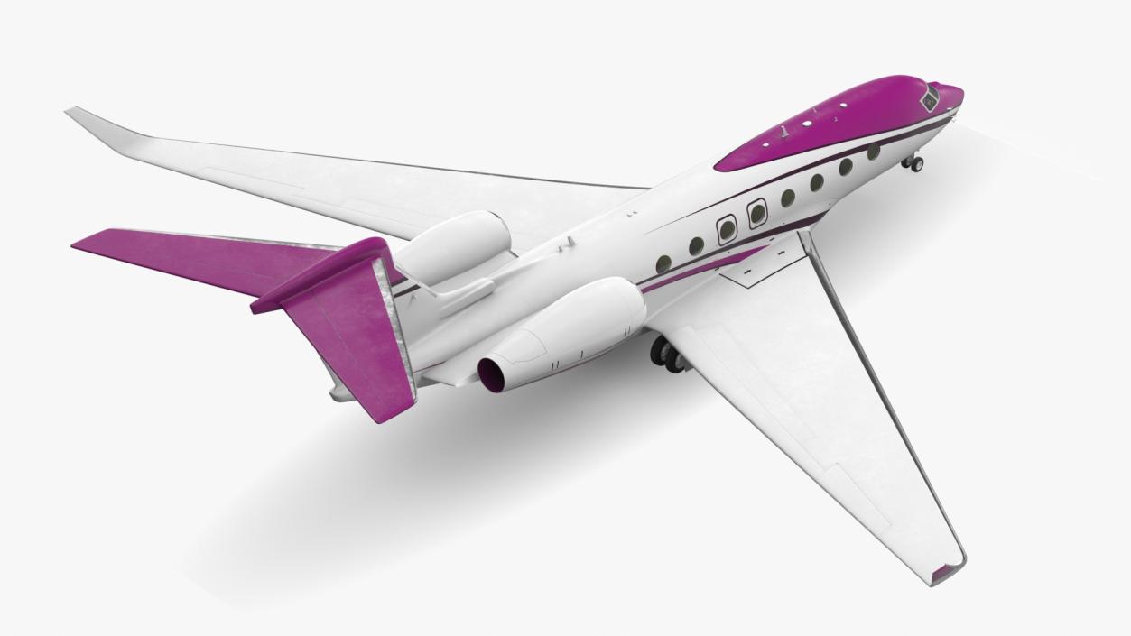 3D Large Business Jet model