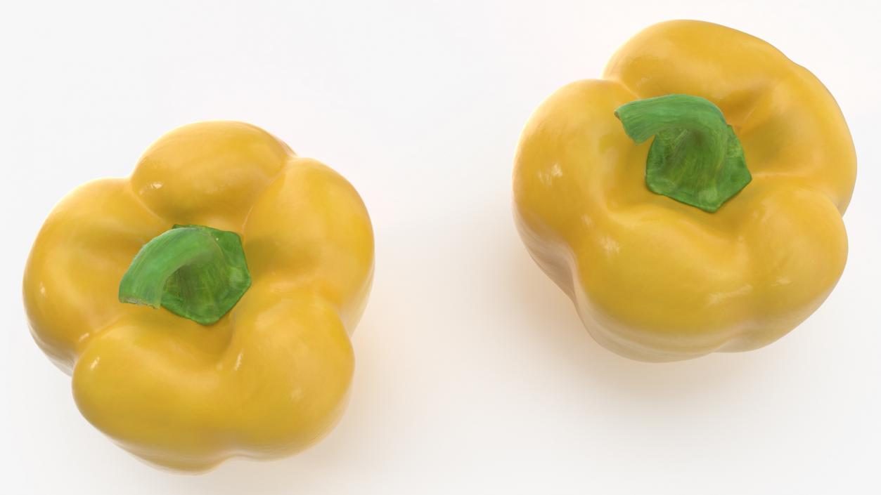 Sweet Bell Pepper Yellow 3D model