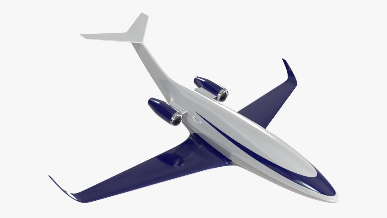 Concept Business Jet Blue 2 3D