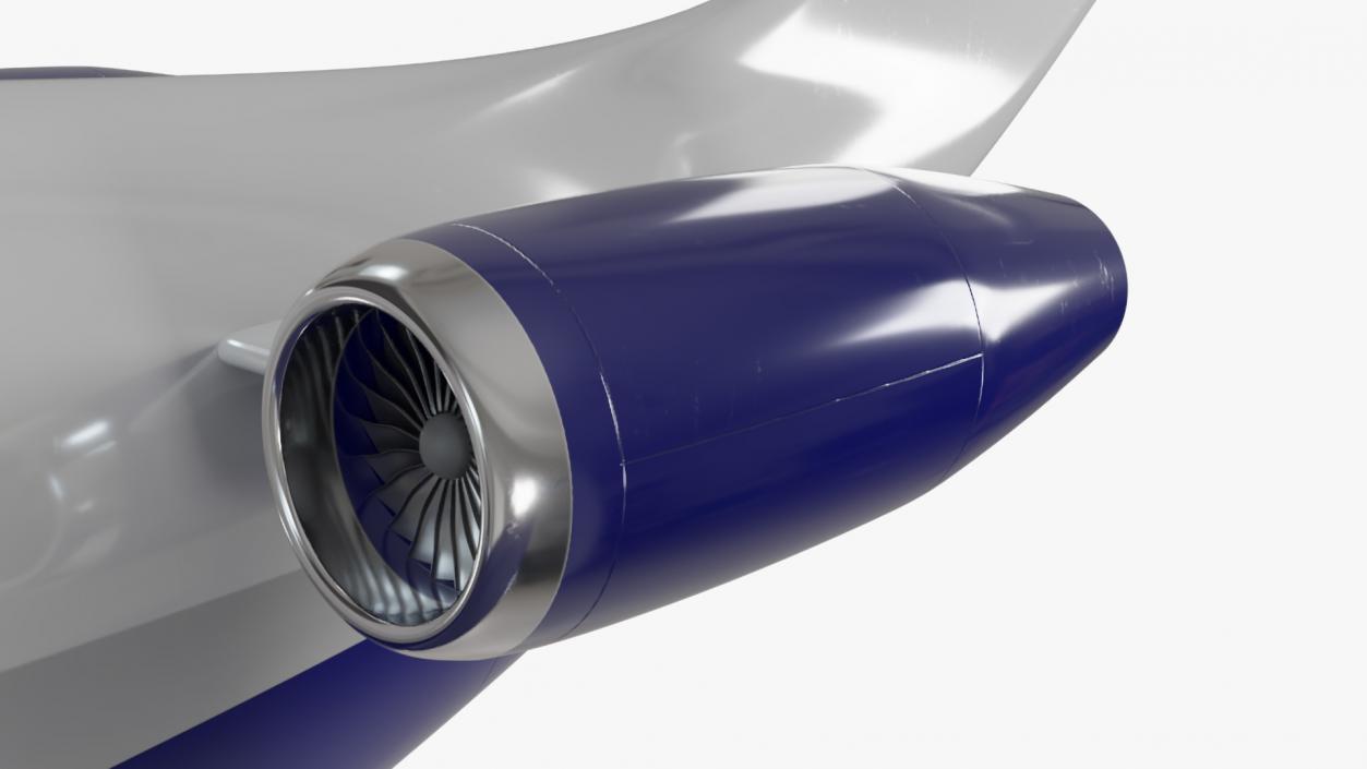 Concept Business Jet Blue 2 3D