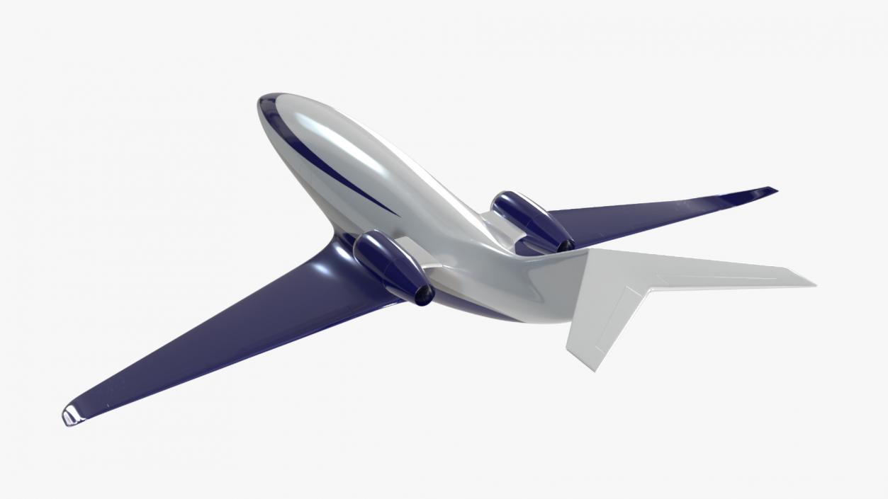 Concept Business Jet Blue 2 3D