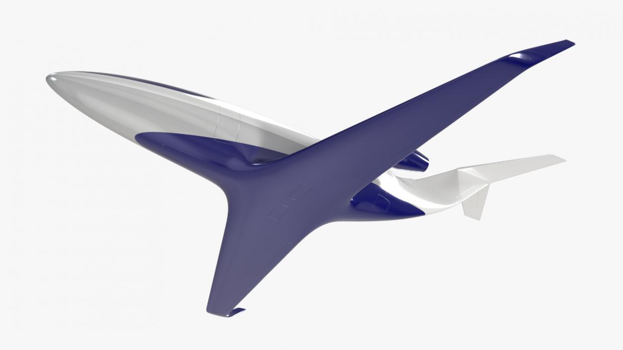 Concept Business Jet Blue 2 3D