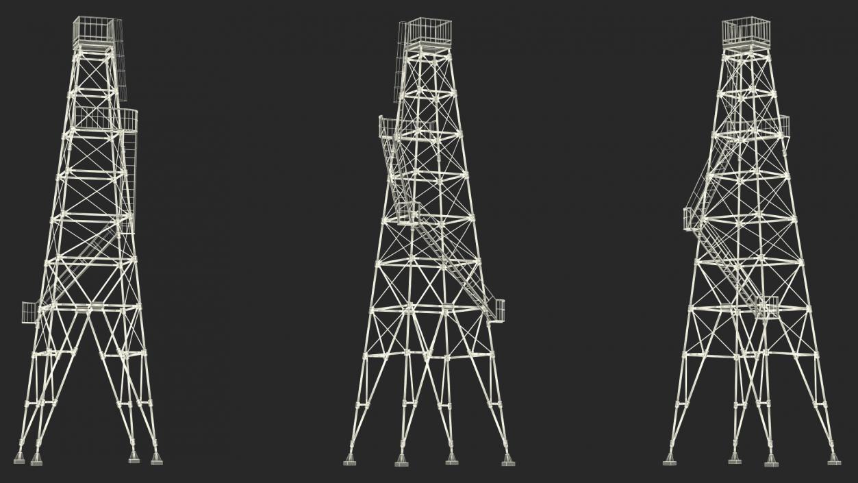 3D model Fire Tower